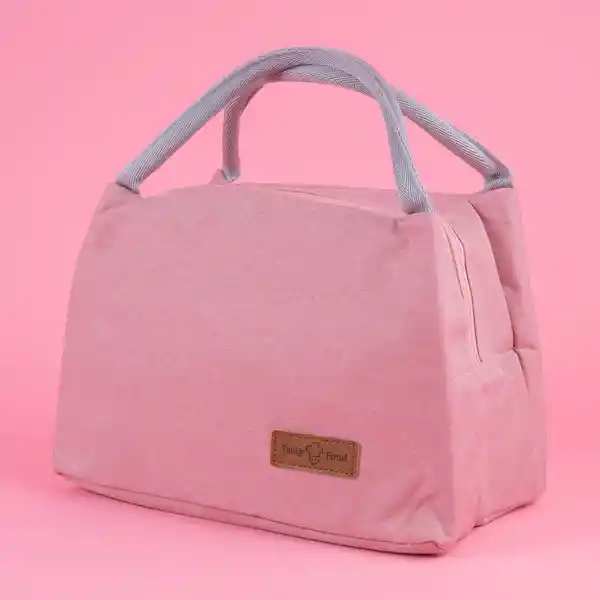 Lonchera Rectangular Lisa Serie Rosa Miniso