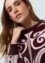 Camisa Tejido Mujer Morado Sombrío Ultra Oscuro Talla S 582G050 Naf Naf