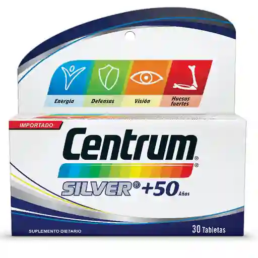 Centrum Silver Multivitamínico para hombres y mujeres +50 