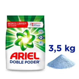 Ariel Doble Poder Detergente En Polvo 3,5 kg