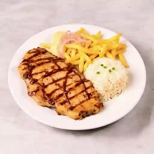 Bandeja con Chuleta