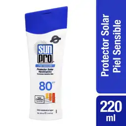 Sun Pro Protector Solar SPF 80 para Piel Sensible