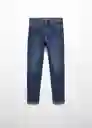 Jean Slim Tejano Niños Oscuro Talla 9 Mango