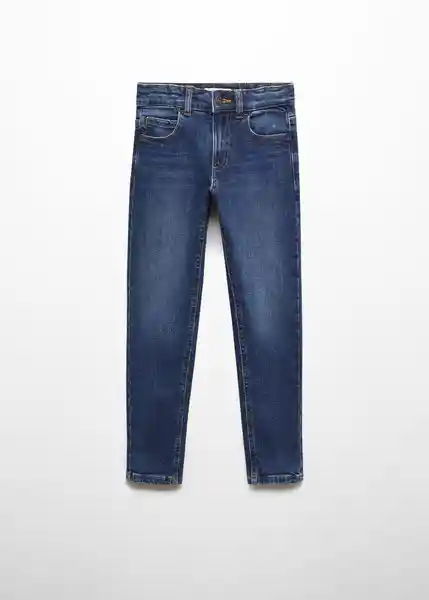 Jean Slim Tejano Niños Oscuro Talla 9 Mango