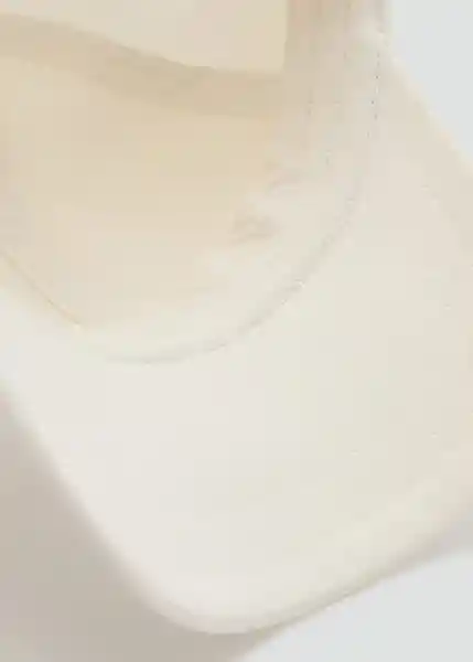Gorra Basic Blanco Talla 99 Hombre Mango