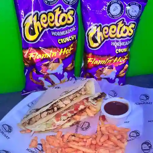 Quesa Wrap Hot Cheetos