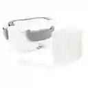 Kalley Lonchera Eléctrica Porta Comida K-MLE60G2 Color Blanco-Gris