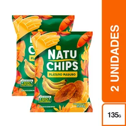 2 x Natuchips Chips de Platano Maduro