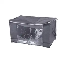 Organizador de Tela Bolsa Grande Horizontal Gris Miniso