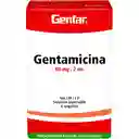 Genfar Gentamicina Solución Inyectable (80 mg)