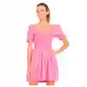 Vestido Corto Bondi Fucsia S