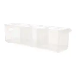 Caja Organizadora Transparente 45 x 12 x 13 cm 0001 Casaideas