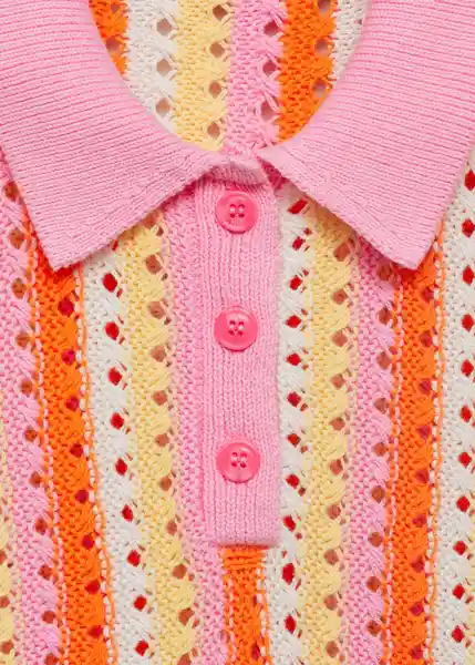 Jersey Babylon Rosa Talla XS Mujer Mango