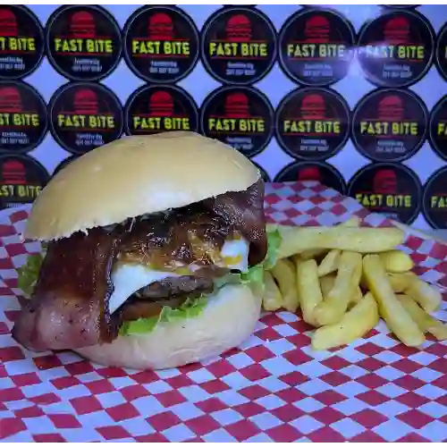 Hamburguesa con Bacon