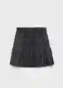 Falda Judith Negro Talla 14 Niña Mango