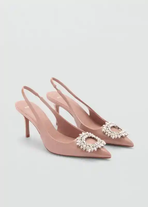 Zapatos Sona-a Nude Talla 40 Mujer Mango