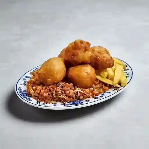 Menú Personal de Pollo O Cerdo Agridulce