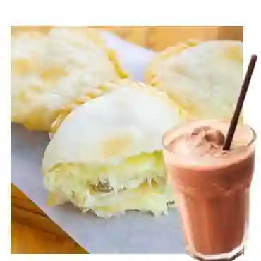 Combo polloqueso + leche achocolatada