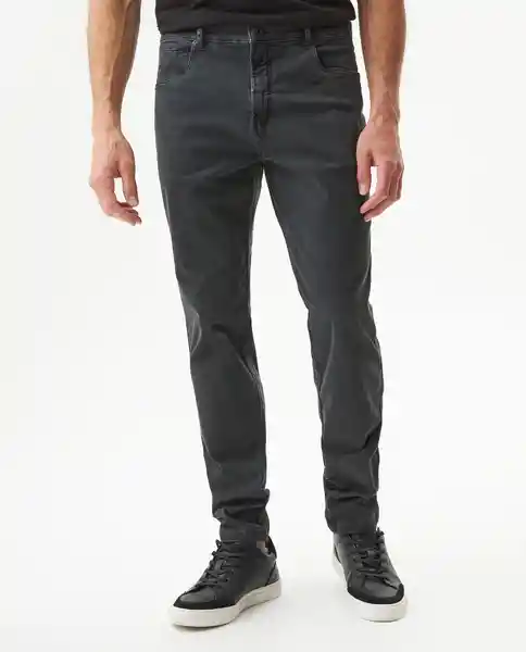 Pantalón Five Pocket Gris Asfalto Oscuro T 30 Chevignon