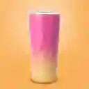 Vaso de Acero Rosa y Amarillo 600 mL Miniso