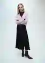 Chaqueta Cárdigan Lucca Malva Talla M Mujer Mango