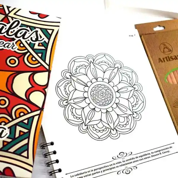 Artisan Mándalas Para Colorear N1