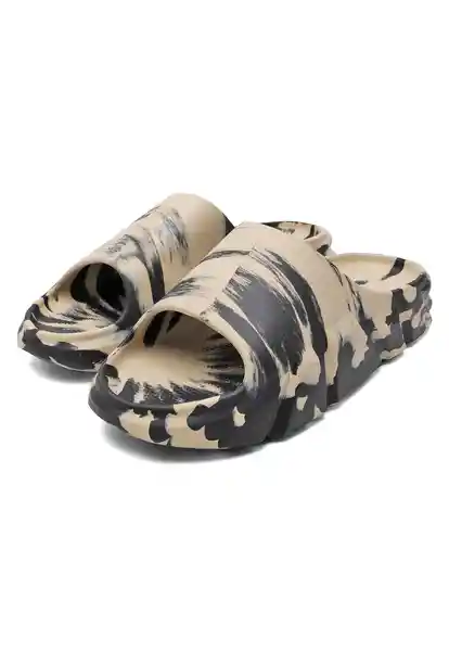 Sandalias Unisex Beige-Negro Talla 44 22139 Tellenzi