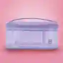 Cosmetiquera Plastificada Serie Miniso Morado Miniso