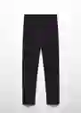 Pantalón Paloma Negro Talla 42 Mujer Mango