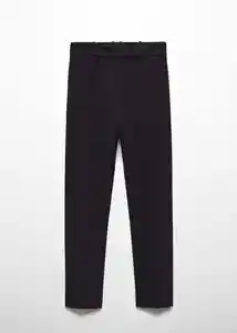 Pantalón Paloma Negro Talla 42 Mujer Mango