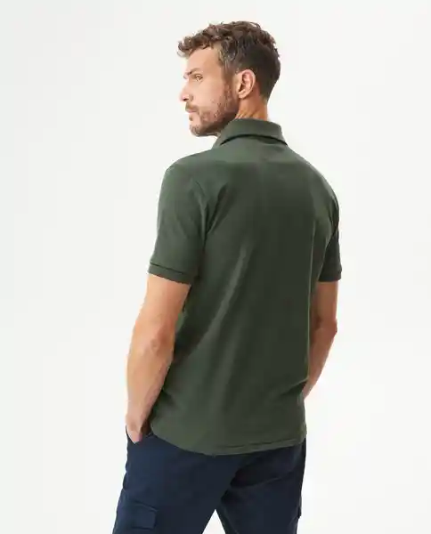 Camiseta Details Contrats Polo Verde Cienaga T S Chevignon