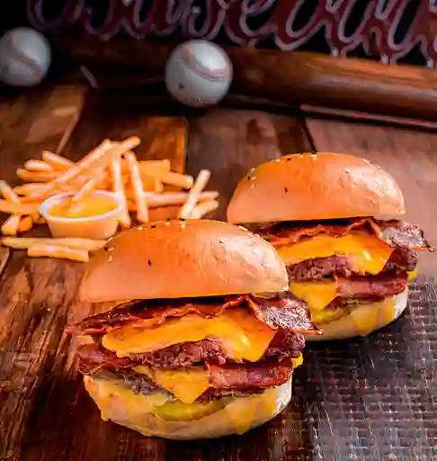 2 Bacon Double Smashed & Fries