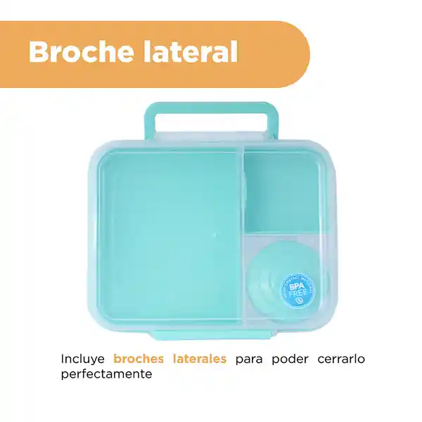 Contenedor Para Alimentos Portátil de Serie Verde Miniso