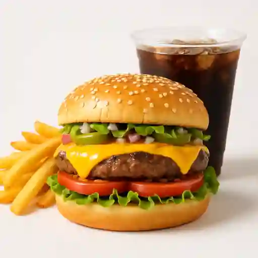 Combo Hamburguesa Paradise