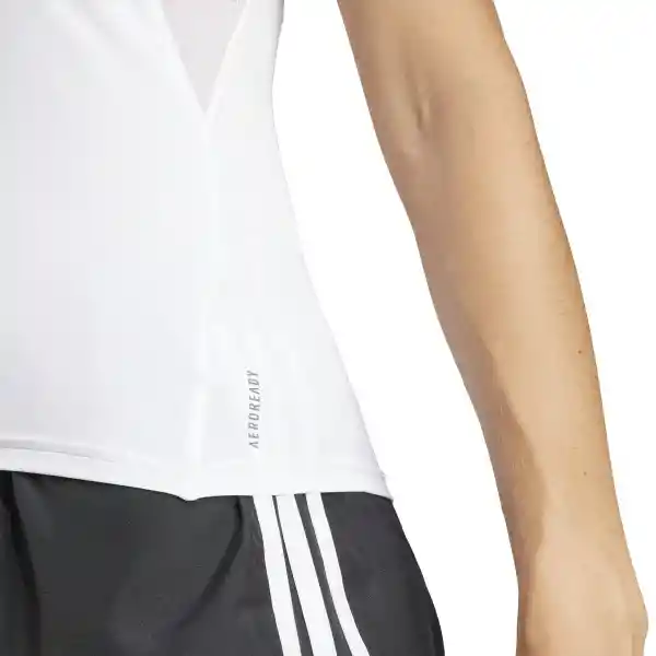 Adidas Camiseta Adizero e Tee Mujer Blanco Talla L IN1173