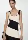 Vestido Grace Negro Talla L Mujer Mango