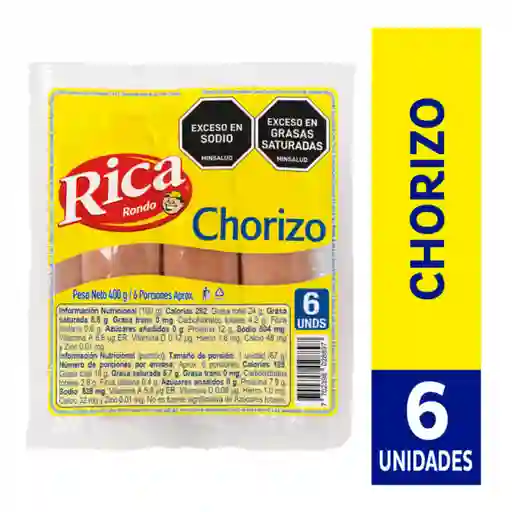 Rica Rondo Chorizo de Cerdo