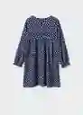 Vestido Lusi Navy Talla 12 Niñas Mango