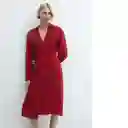 Vestido Maria Rojo Talla S Mujer Mango