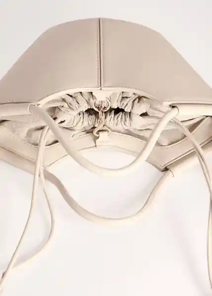Bolso P Emilia Offwhite Talla 99 Mujer Mango