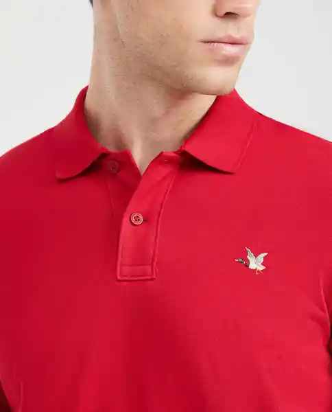 Camiseta Polo Muscle Rojo Chili Oscuro S Chevignon
