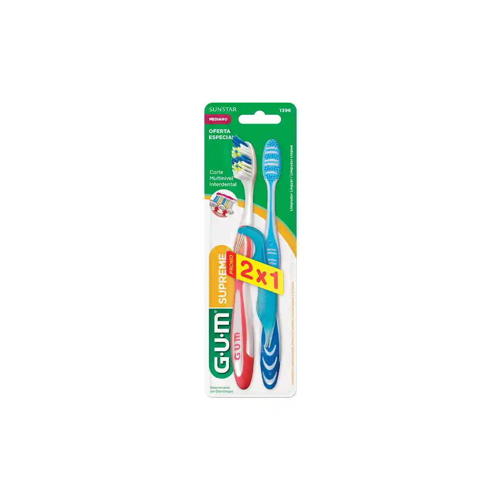 Gum Cepillo Dental Supreme Medio