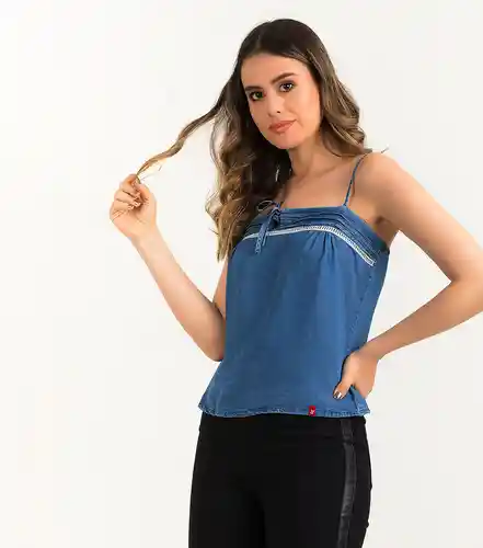 Unser Blusa Azul Talla S 818882