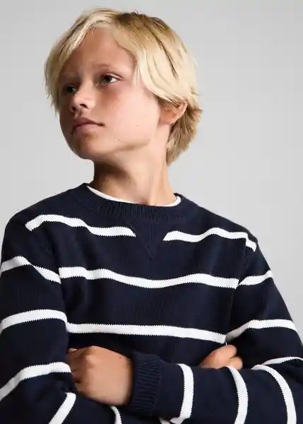 Jersey Marino Navy Talla 14 Niños Mango