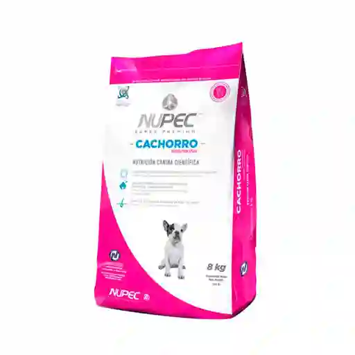 NUPEC alimento para perro cachorro r.pequena 8 kg