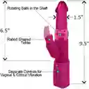 Top Cat Vibrador Rotador Con Estimulación Clitorial Conejo Rosa