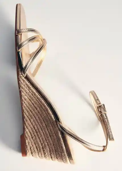 Zapatos Sibi Oro Talla 39 Mujer Mango