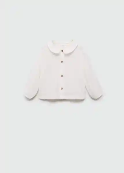 Blusa Felipe Offwhite Talla 67 Niños Mango