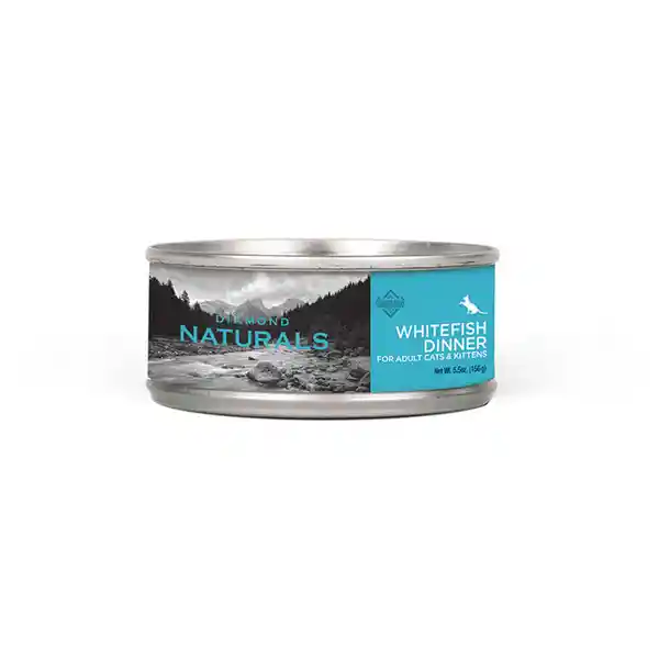 Diamond Naturals Alimento Para Gato Whitefish Dinner Lata 5.5 Oz