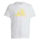 Adidas Camiseta Manga Corta Entrenamiento Niño Blanco Talla L